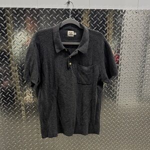 Flint & Tinder Gray Polo, XL